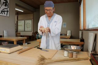 企画　「体験　ものづくり最前線」⑥備前福岡一文字うどん「手打ちうどん教室」　地元産の小麦こだわり（終）