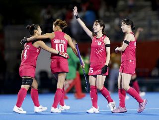 川口らのホッケー日本「銅」 アジア大会