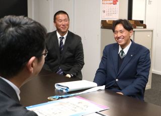 国スポ三段跳び優勝の井上さん（光南高）　県教育長に快挙報告