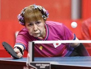 アジアパラ大会の競技開始　最年長７８歳、卓球の別所は黒星