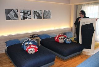 デニムコンセプトの客室提供　玉野の「ＵＮＯ ＨＯＴＥＬ」