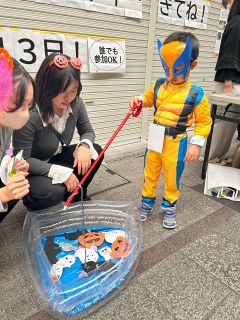奉還町で子ども向けハロウィーン催し　３１日、専門学校生らがゲームコーナー開設