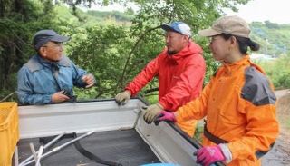 梅産地で収穫手助け、和歌山・みなべ町　交流通じて充足感も