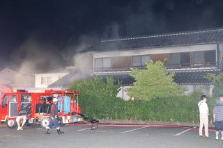 津山市上河原 民家の一部焼く　住民は逃げ出して無事