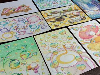〝ゆるふわ〟イラストSNSで発信　 岡山・熊代さん 今秋に初個展