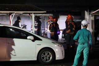 マンション駐車場のバイクに放火　容疑で５３歳の男逮捕 倉敷署