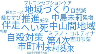 持続可能な地域づくりに重点　知事提案説明をＡＩ分析