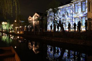 白壁彩る光 「ハートランド倉敷」　美観地区一帯 　２７日まで