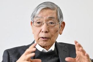 「インフレが進むだけ」日銀・黒田前総裁、積極財政に疑問投げかけ　原油高騰の影響「深刻ならば、利上げ加速の必要も」