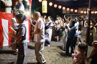 無病息災や安産願う　鏡野で伝統の新町地蔵踊り