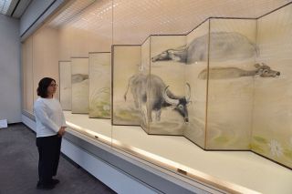 感性豊かに生命の息吹伝える５６点　ふくやま美術館「生きもののせかい」