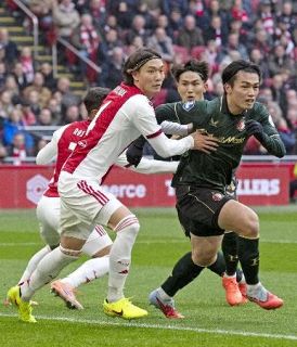板倉滉、上田綺世らフル出場　サッカーのオランダ１部