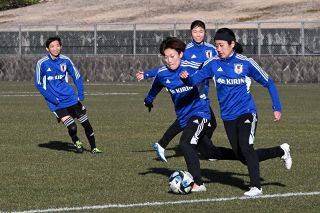 金メダル獲得目標 美作で合宿　ろう者サッカー女子日本代表候補