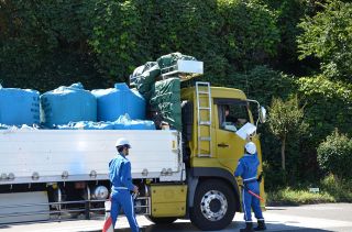 過積載防止へ合同取り締まり　倉敷の児島ＩＣで本四高速、岡山県警など