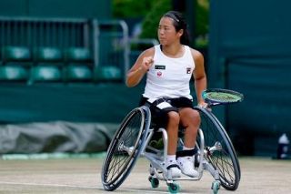 上地、小田決勝へ　ウィンブルドン車いすの部