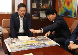 旭川ダム移転新設推進を　岡山県知事が省庁要望