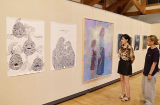 作州の美大生ら力作５０点披露　勝央美術文学館で「はつ展。」