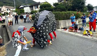 びぜん「ハレの日」賛歌 岡山学　波知の獅子舞（玉野市八浜町波知） 舞と音色 地域を一つに