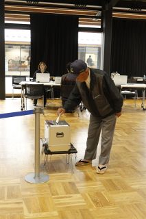 久米南町議選 期日前用票始まる　４日まで