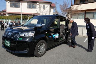 岡山・横井地区デマンドタクシー始動　買い物や通院時の〝足〟確保へ 