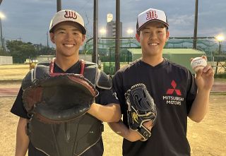 社会人野球・三菱倉敷バッテリーが日本代表に初選出　長谷川と谷川　Ｕ２３Ｗ杯（１１月７日開幕・ニカラグア）出場へ