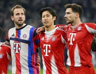 ＤＦ伊藤洋輝、右太もも裏を負傷　Ｂミュンヘン、しばらく離脱