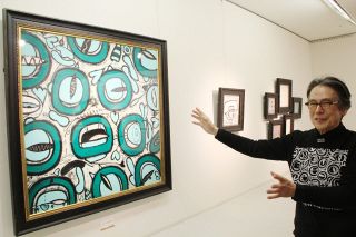 国広富之さん「エネルギー感じて」　５月４日まで岡山高島屋で油絵展