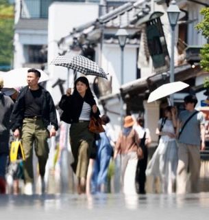 大分、兵庫で気温３５度超　初の猛暑日、歴代３位