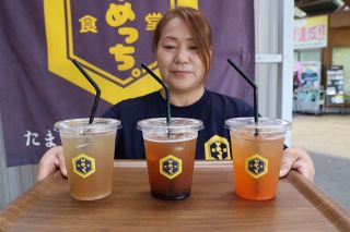 ジンジャエールやコーラ 地元農産物使ったドリンク提供開始　美咲の「食堂かめっち。」