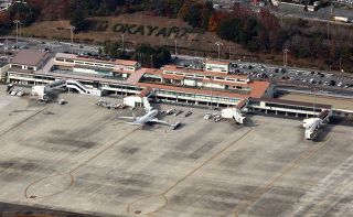 岡山ー上海線年内欠航へ　１６日から、渡航自粛影響か