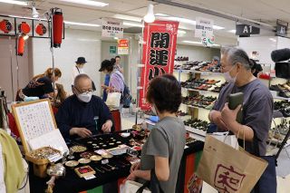 江戸・浅草の食や工芸品一堂に　天満屋岡山店で物産展始まる