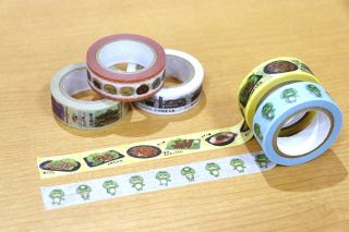 津山市のシンボル、マスキングテープに　観光センターなどで販売