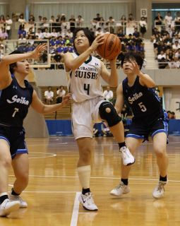 翠松４強入りならず　バスケ女子