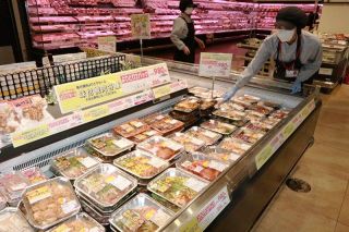 イオンモール岡山 食品売り場一新　味付け肉充実 総菜コーナーも強化