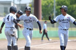 作陽学園８強 玉島商に５ー０で快勝 春の岡山県高校野球