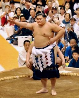 復活Ｖ大の里「次の場所が大事」　茨城県つくば市で秋巡業始まる