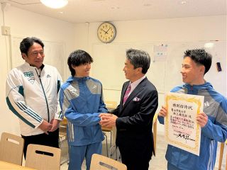 青学大エース黒田選手（岡山市出身）　吉備路マラソン出場へ　箱根駅伝３連覇の立役者