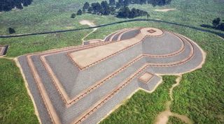 造山古墳 ＣＧ動画で往時の姿を再現　岡山市制作、時代背景や歴史を解説