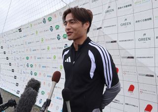 佐野航大選手「岡山を盛り上げて」古巣ファジアーノへエール　４年後のＷ杯出場は「絶対」　