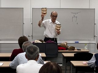備中神楽の歴史や見どころ解説　高梁で講座　市内外４０人聴講