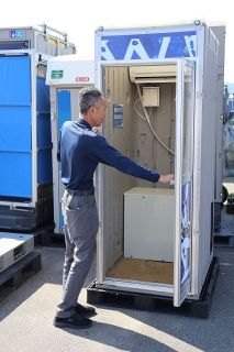 １人用のボックス型冷房室開発　みのる産業、建設現場の暑さ対策向け