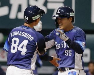 ソ６―８西（７日）　仲三がプロ初本塁打