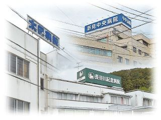 新見民間３病院合併へ 　人口減受け病床１２０に減 オフィス棟併設