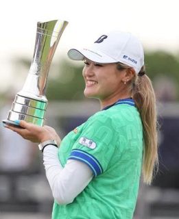 桑木志帆（岡山市出身）、メジャー初優勝　ＡＩＧ全英女子ゴルフ最終日