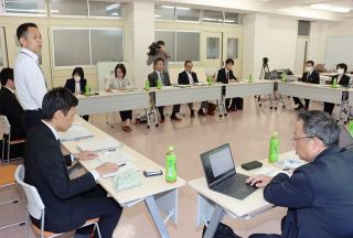 真庭２高１校地再編 ＰＴが初会合　各校長や市教委担当者ら