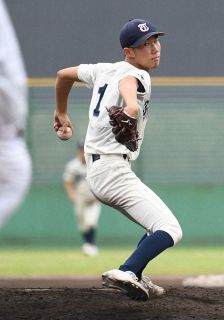 玉島商エース快投 決勝へ　秋の岡山県高校野球第５日