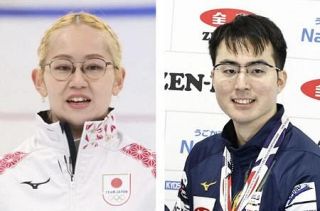 小穴、青木組は組３位で決勝Ｔへ　カーリング混合ダブルス