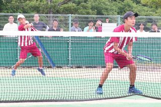 【岡山県高校総体から】理大付 ２年ぶり３５度目の優勝　ソフトテニス男子団体