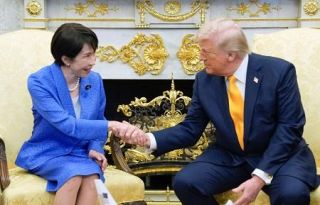 米大統領、日本に貢献期待　首相、艦船派遣の制約伝達