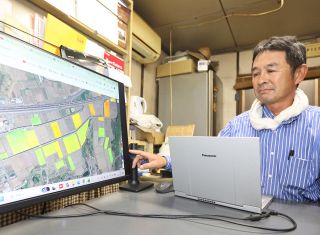 【岐路に立つコメ】第４部　新農法（５）スマート農業　収量増、コスト削減に寄与